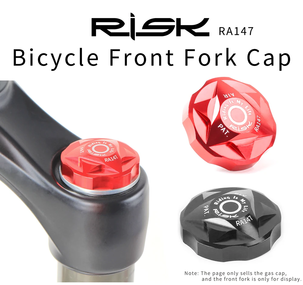 Risk Bicycle Suspension Parts Fork Shoulder Cover Mountain Bike Air Fork Protector Aluminum Alloy Dust Cover  Mtb Fork Parts