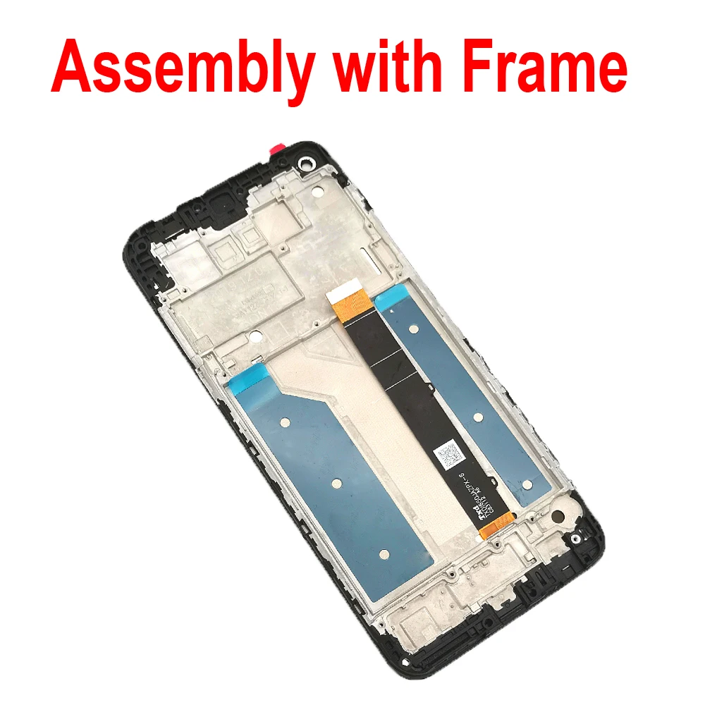 AAA+ LG Q61 LCD For LG K61 LCD Display Touch Screen Digitizer Assembly Frame For LG K61 LMQ630EAW LM-Q630EAW LCD Replacement