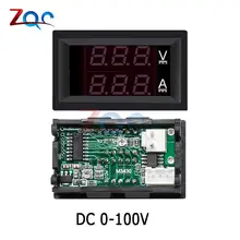 Mini Digital Volt Amp Meter DC 0-100V 50A #2