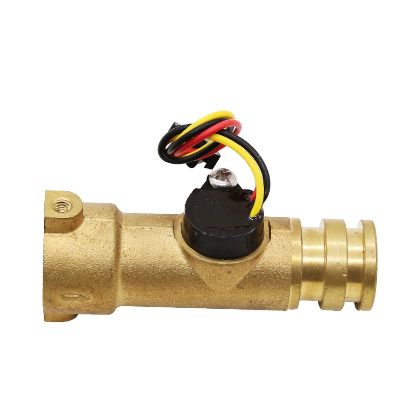 DN15 Water Flow Sensor Brass 1.75MPa Hall Sensor 1/2