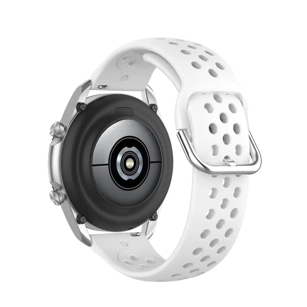 20mm22mm pulseiras de relógio para samsung observa 341/45mm para galaxy system 42mm para galaxy system 46mm para móvel 2/3 cinto esporte preto