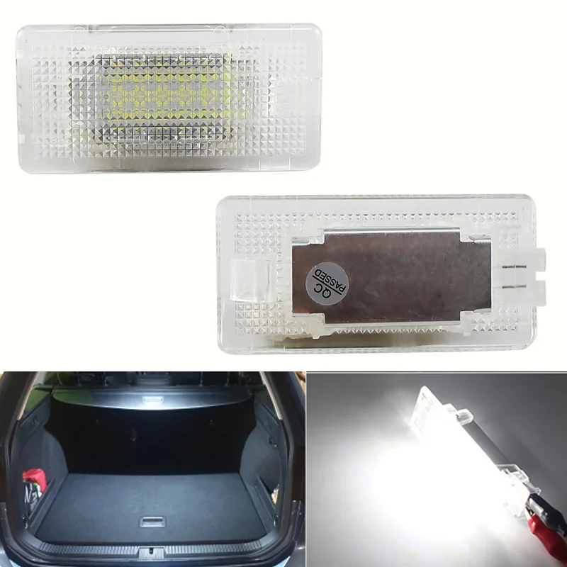 2PCS Led Footwell Luggage Trunk Interior Light Glove Box Lamp No Error for BMW X5 X1 E46 E39 E60 E61 E84 E93 E92 E53 F10 F01 F02