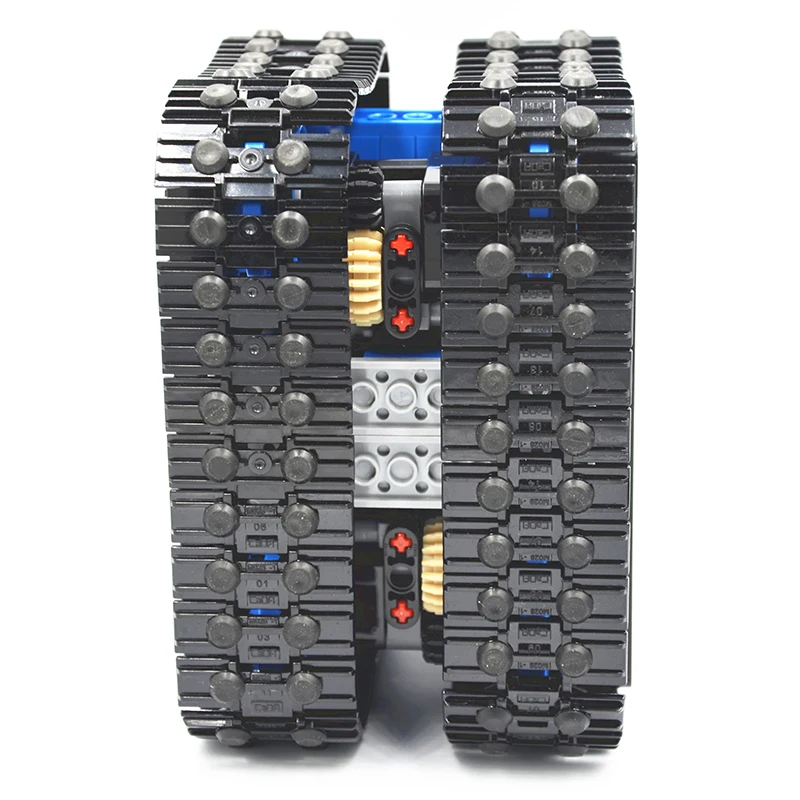 Building Blocks MOC Technical Compact Tracked Cube (RC) compatible with Lego For boys toy (Designer by martijnnab)