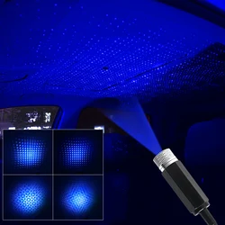 USB Atmosphere Light Roof Star Projector Night Light Romantic Atmosphere Decoration for Ceiling Car Bedroom Party LED Roof Stars