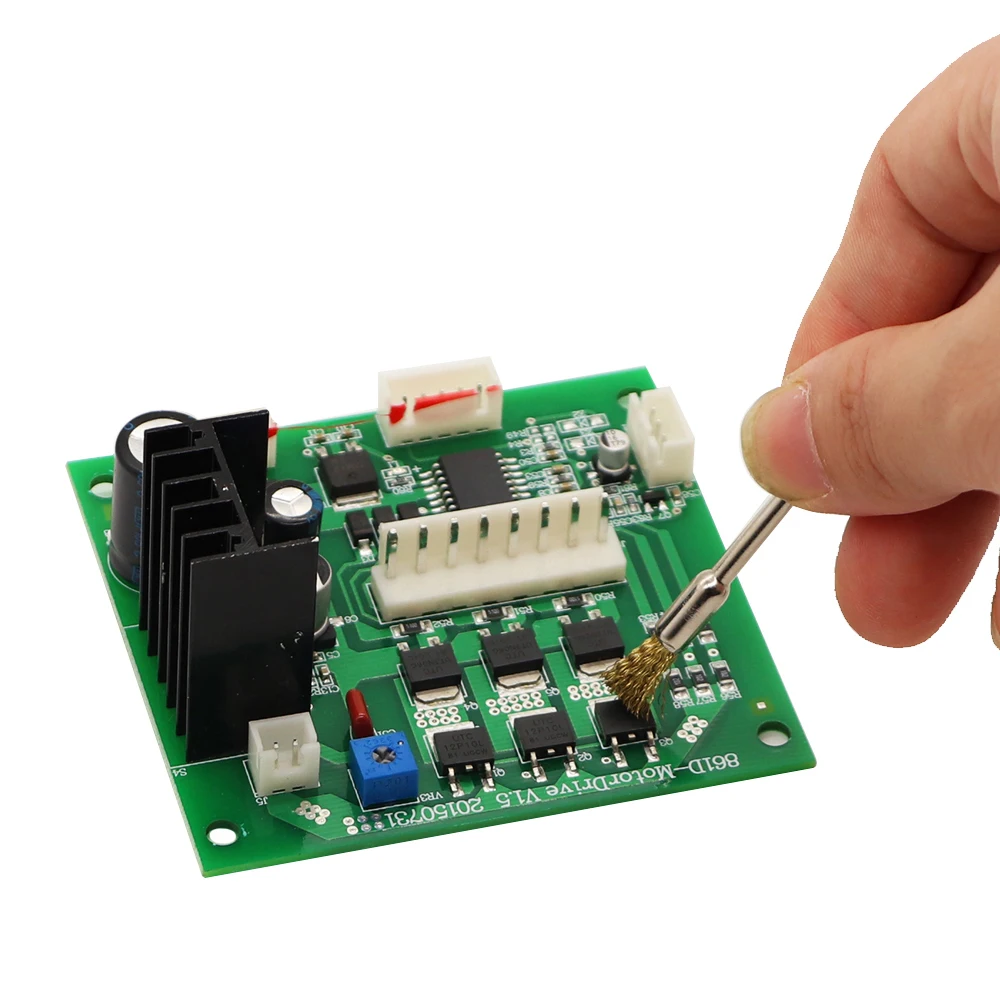 5 pçs escova de bronze fio cobre escova pcb ferramenta de teste para circuitos eletrônicos placa-mãe curto rápida ferramenta decting