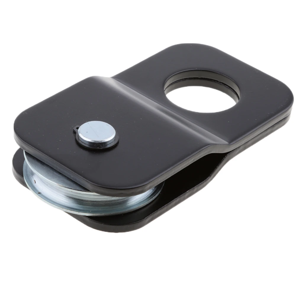 Black 9000lbs 4TON Heavy Duty Pulley Winch Snatch Block ATV UTV