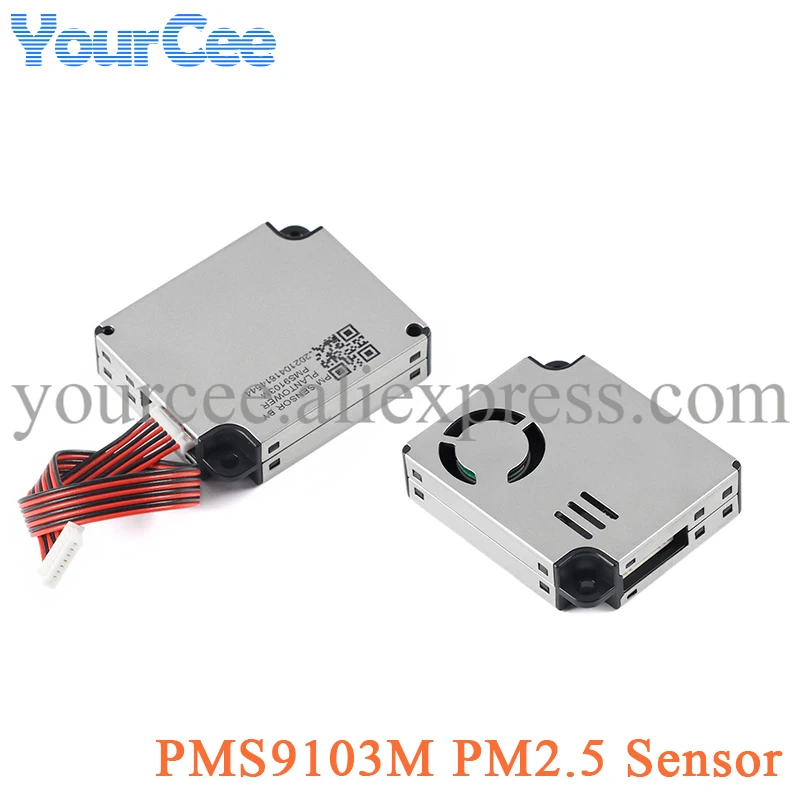 PMS9103M PM2.5 Laserowy moduł czujnika cząstek kurzu Wykrywanie PM2S-3 Wykrywanie jakości powietrza gazu w pomieszczeniach Plantower PMS9103