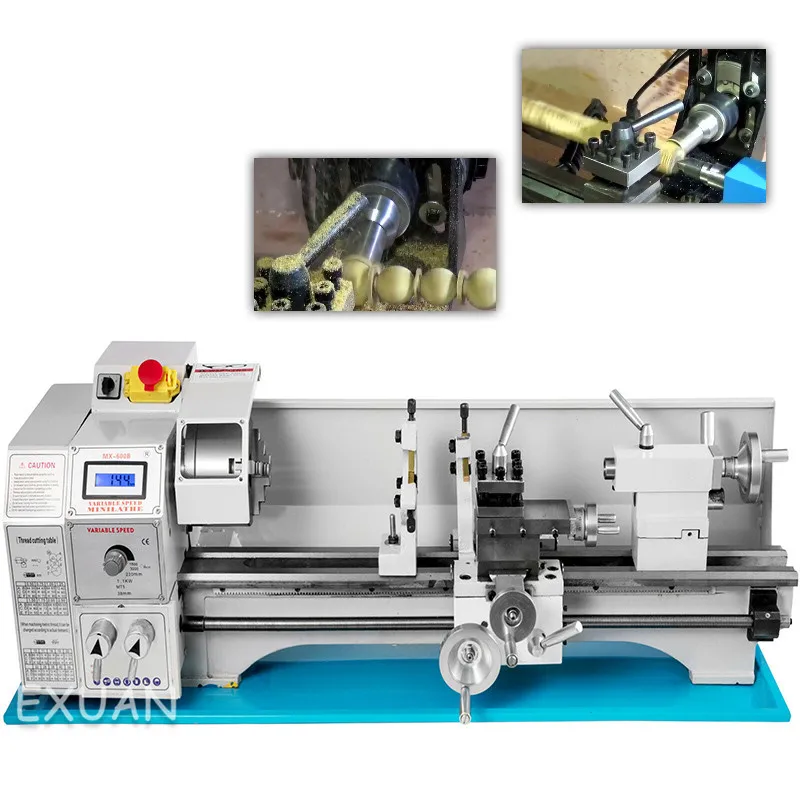 

Upgraded Version of Brushless Lathe All-metal Gear Stepless Speed Regulation Multi-function Turning Micro Lathe High Power