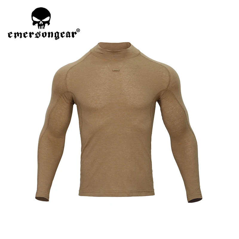 Emersongear azul etiqueta série marsh sapo treinamento camisas de manga longa tshirt tático diário esportes camiseta combate fitness emb9567