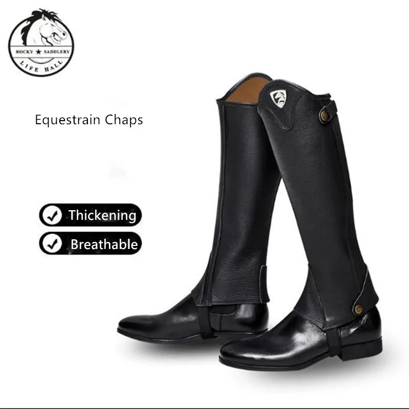 Cavassion Equestrain Equipment Cow Leather Cowhide leg warmers