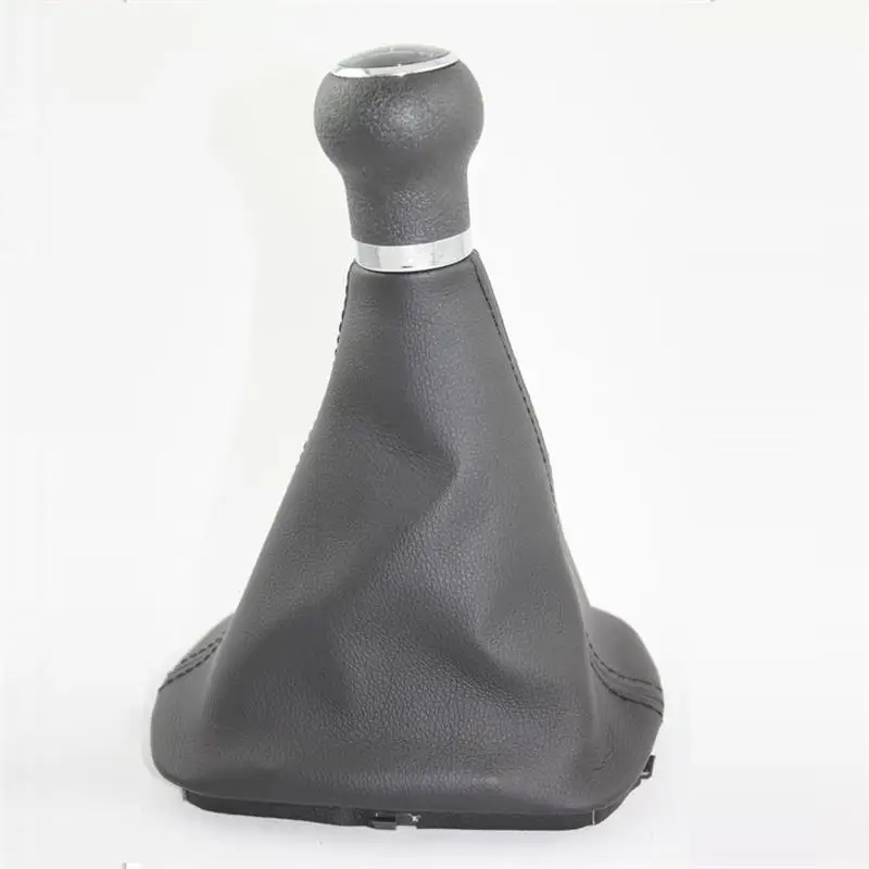 For VW Passat B5 B5.5 1997 1998 1999 2000 2001 2002 2003 2004 2005 Car-Styling 5 Speed Gear Shift Knob With Real PU Leather Boot
