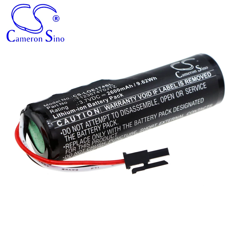 CameronSino Battery for Logitech Ultimate Ears Blast 984-000967 1749LZ0PSAS8 884-000741 fits T12367470JTZ Speaker Battery 3.70V