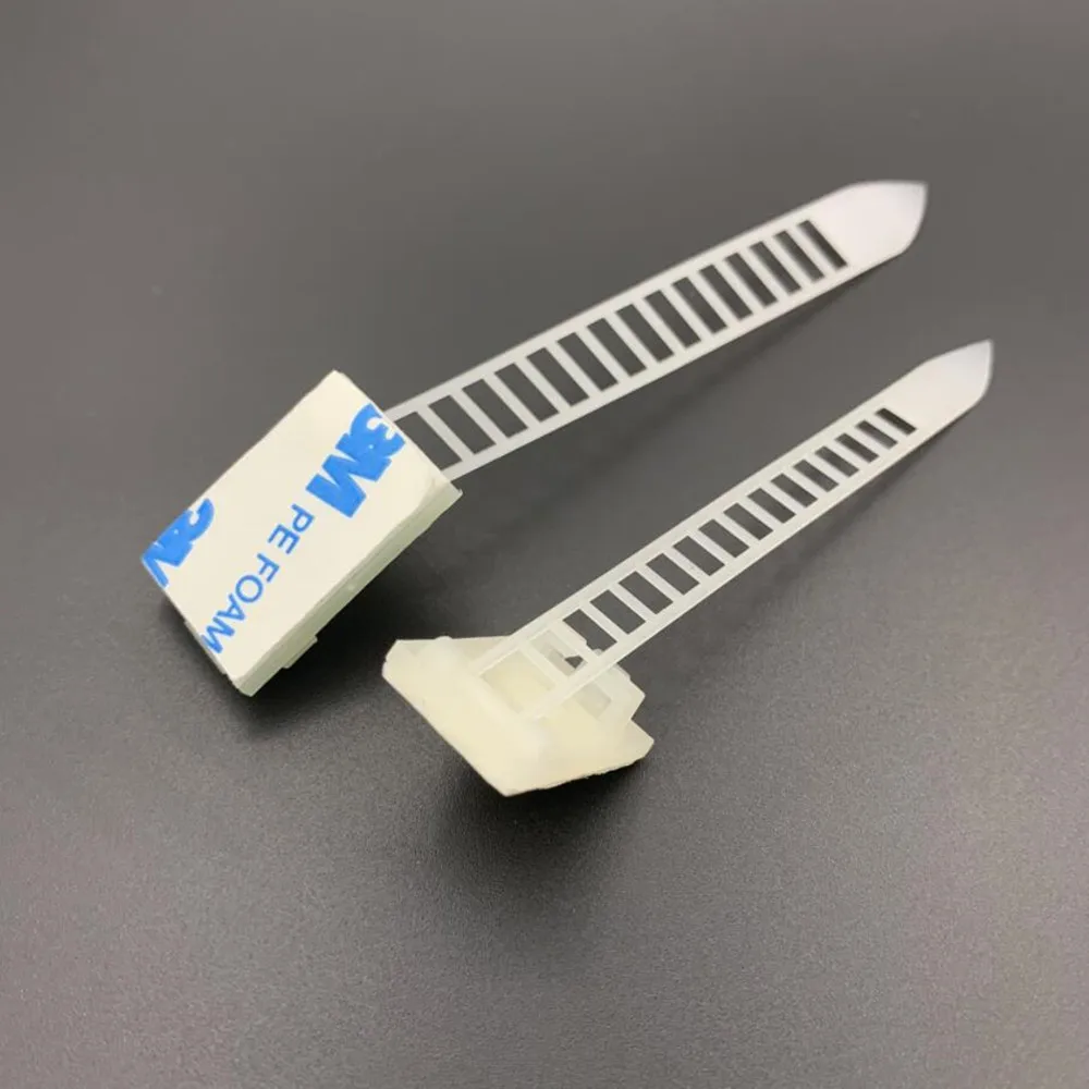 

200PCS/1Lot CL-1-2-3 3M Adhesive Adjustable Cable Clamp Fixied Seat Holder