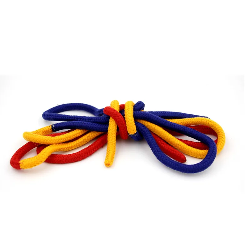 Three Strings Three Color Linking Ropes Magic Trick Red Yellow Blue Rope Magic Props Close-Up Funny Professional Accessories