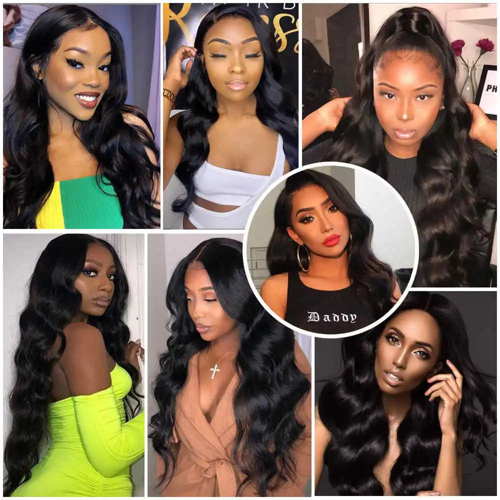 Body Wave Lace Front Wig Brazilian Hair Wigs For Women 13x4 Hd Lace Frontal Wig 30 Inch 360 Full Lace Wig Human Hair Pre Plucked