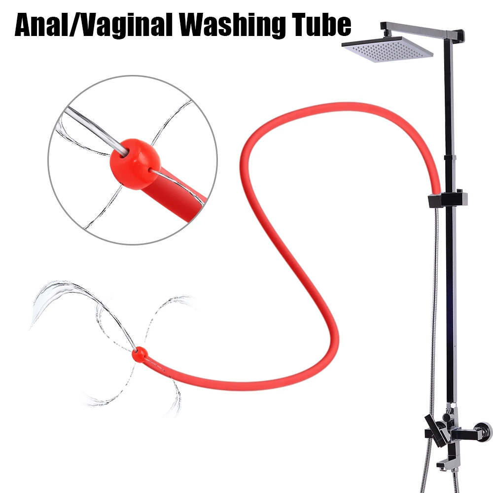 50/100cm Anal Washer Hose For Women Vaginal Shower Medical Butt Plug Men Enema Douche Pipe Erotic Sex Toys Adults Games Couples