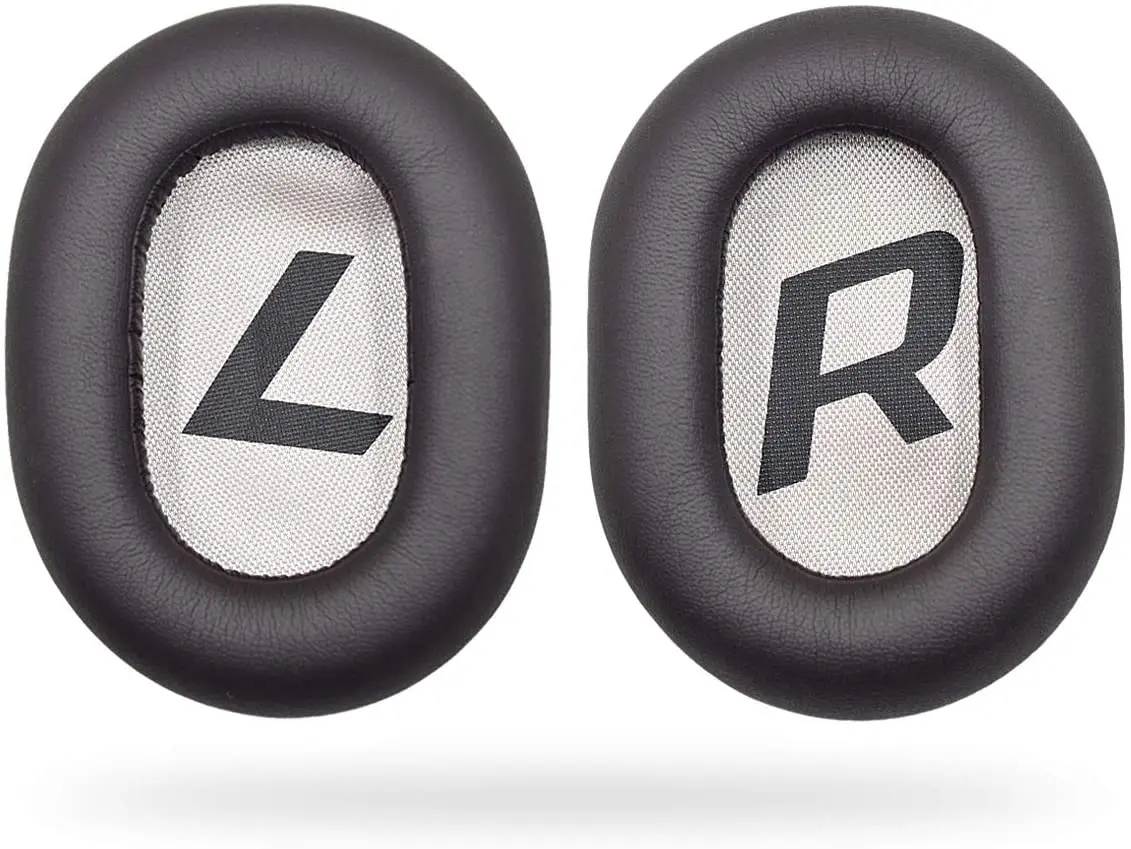 Epositioning Protector de diadema negro, almohadillas para los oídos marrones, cojín, piezas de almohada, funda para Plantronics Backbeat Pro 2