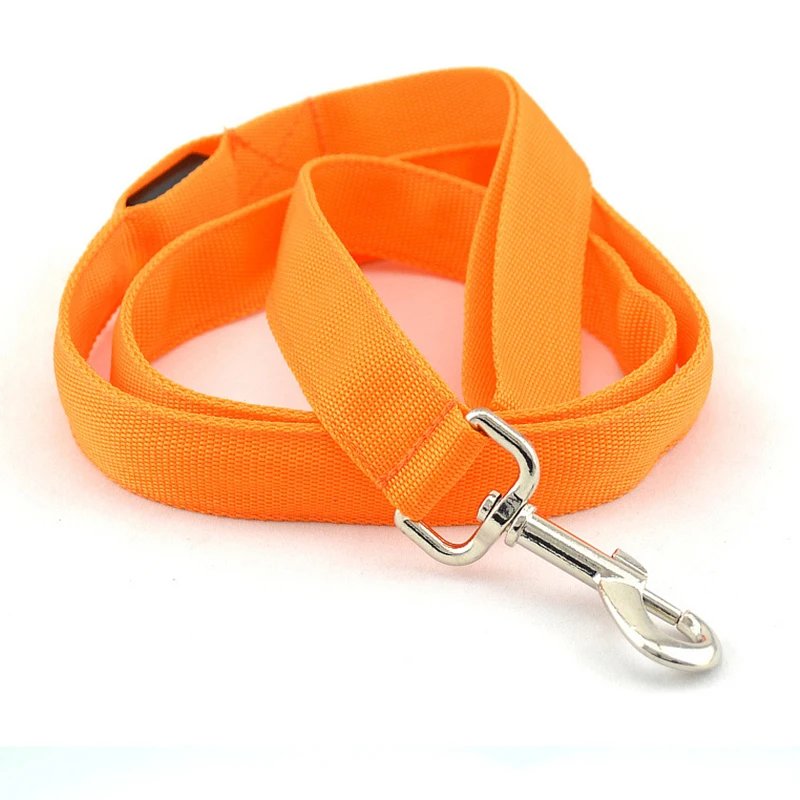 Luminous Dog Leash Rope LED Light Nylon Leash For Dogs Night Safety Anti-Lost/Avoid Car Accident Dog Collar Harness Accessories