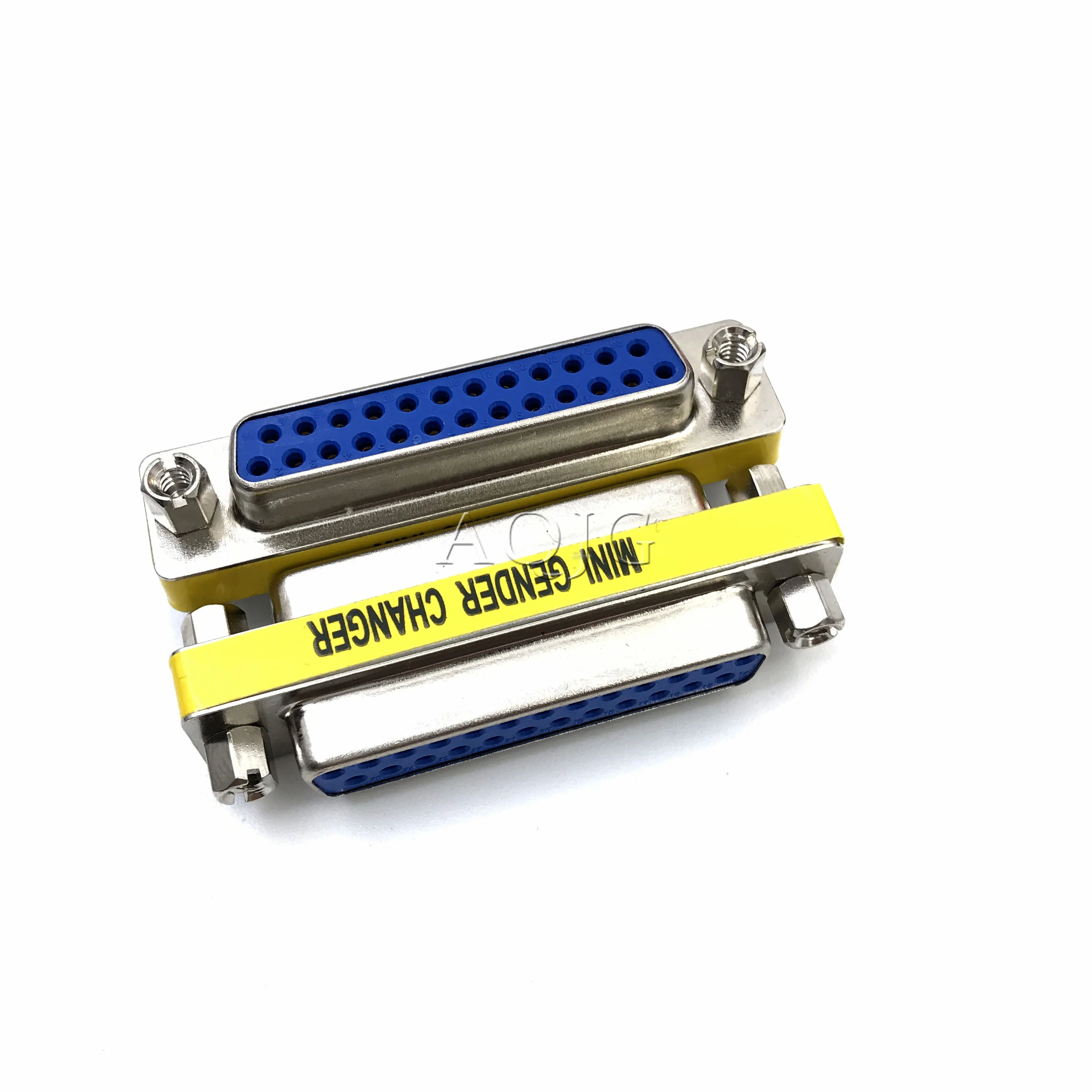 DB25 25pin female to female/male to male RS232 serial port com CONNECTOR Mini Gender Changer adapter Male female