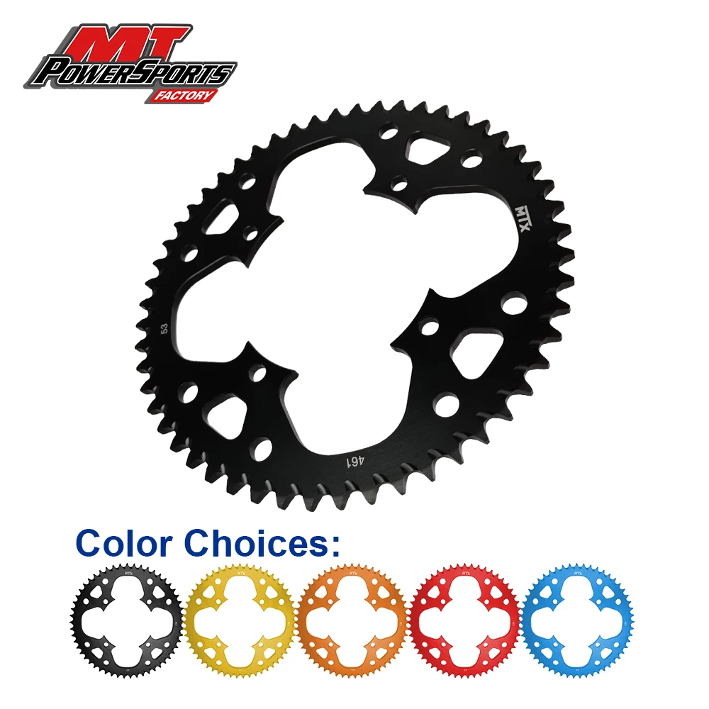 For Kawasaki KX80 KX100 RM100 Off Road Motorcycle Rear Chain Sprocket Of Aluminium Alloy Modification Accessories