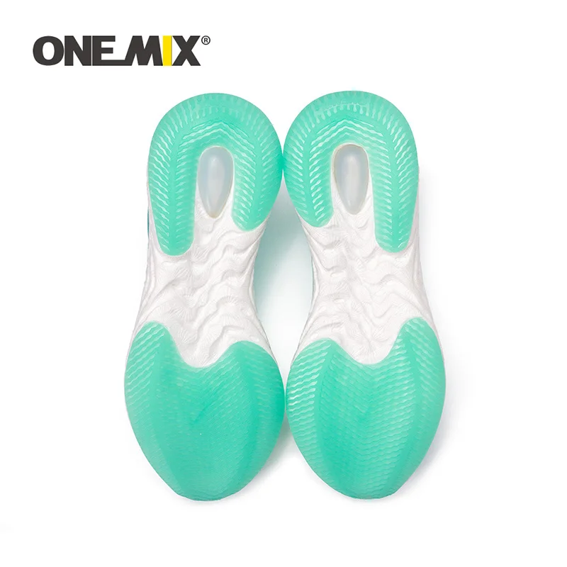 Onemix Loopschoenen Voor Vrouwen Jogging Schoenen Licht Outdoor Ademende Massage Sneakers Professionele Marathon Mesh Sport Schoenen