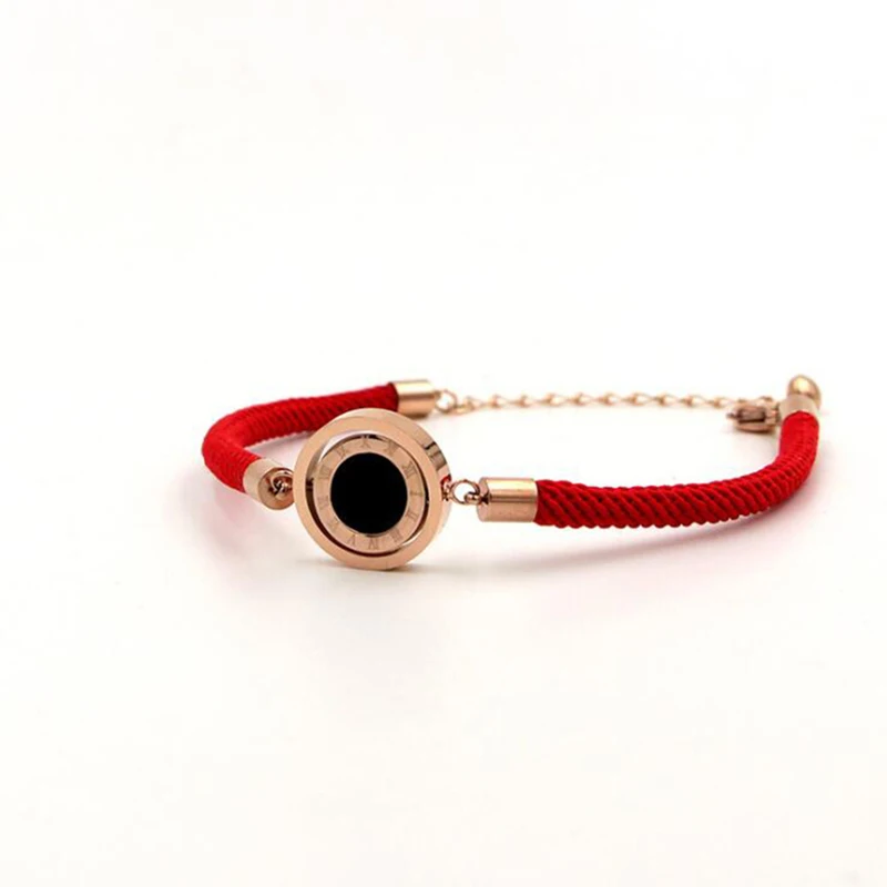 

2021 New Stainless Steel Chinese Red Rope Bracelets For Women Party Gift Fashion Bracelets Jewelry Wholesale Dropshipping