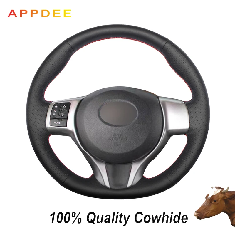 Black Genuine Leather Steering Wheel Cover for nissan teana altima 2013-2016 x-trail qashqai rogue 2014- 2015 2016 sentra tiida