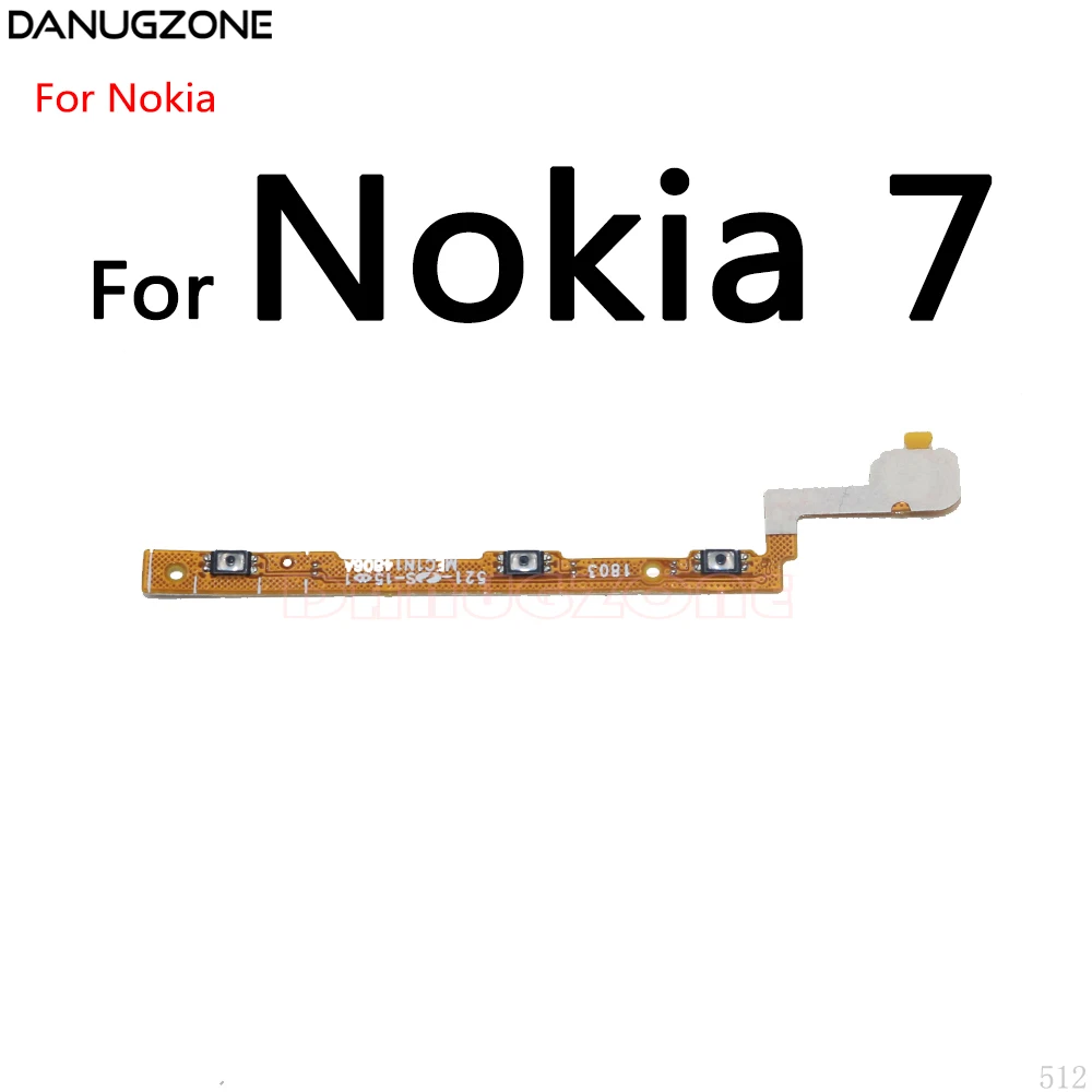 Power Button Switch Volume Button Mute On / Off Flex Cable For Nokia 7 Plus 8 6.2 6 5 4.2 3 2.2 2 1