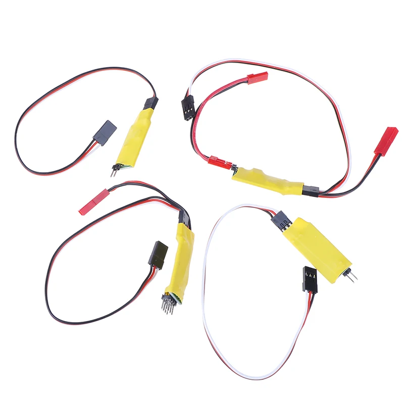 Receptor de luz rc, interruptor eletrônico de controle liga/desliga para rc aviões e carros