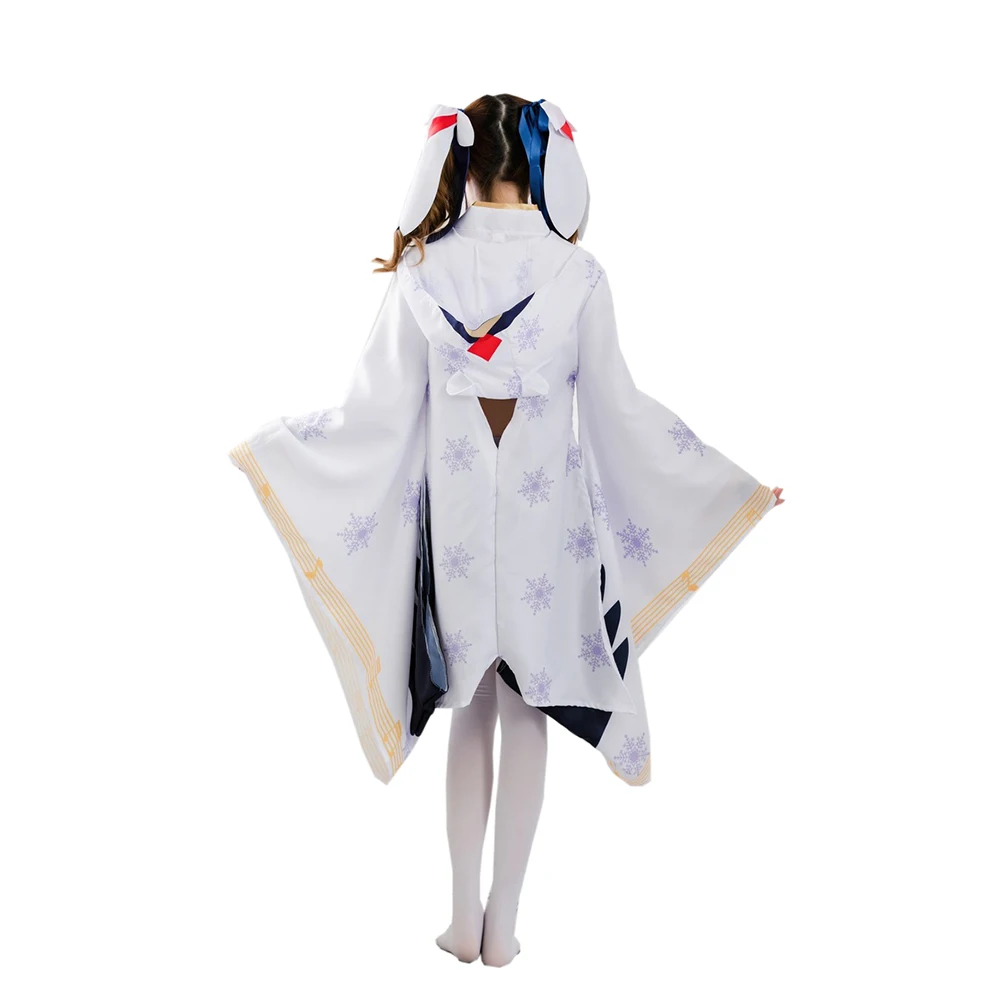 Brdwn V+ Womens Snow Miku Cosplay Costume Kimono Suit