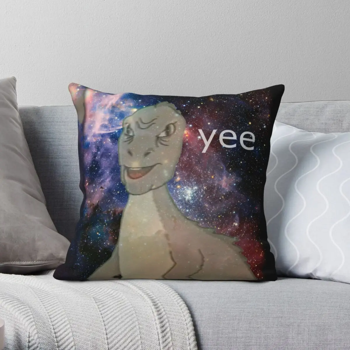 

Cosmic Yee Square Pillowcase Polyester Linen Velvet Pattern Zip Decor Pillow Case Home Cushion Case 45x45