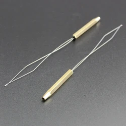 1PCS Brass Bobbin Threader Fly Fishing Tying Thread Half Hitch Tool Fly Fishing Bug Binding Tools