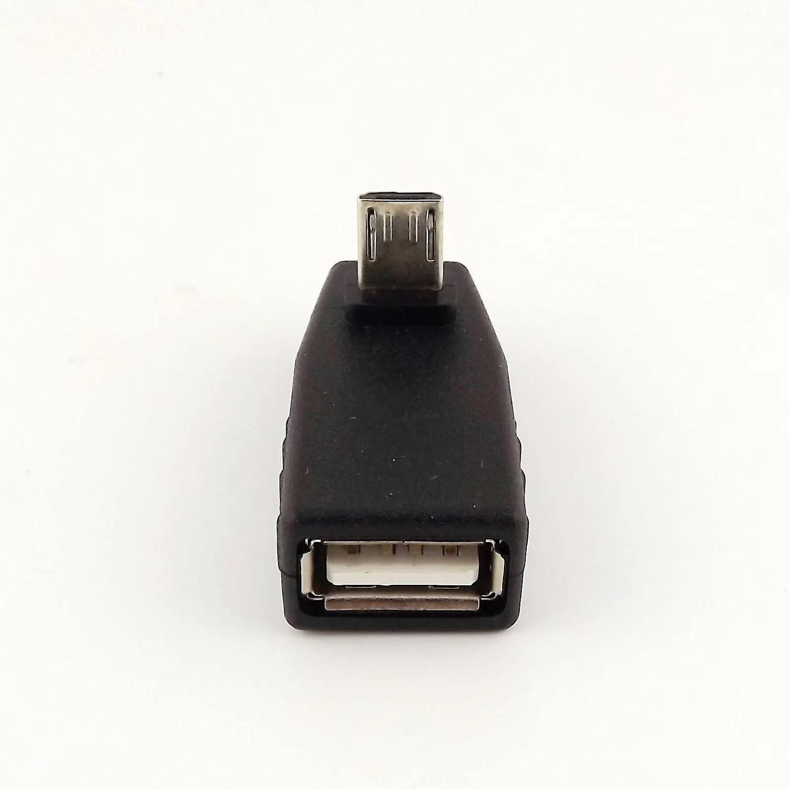 

10pcs Up Angle 90°Micro USB 5Pin B Male To USB 2.0 A Female OTG Host Adapter Connector