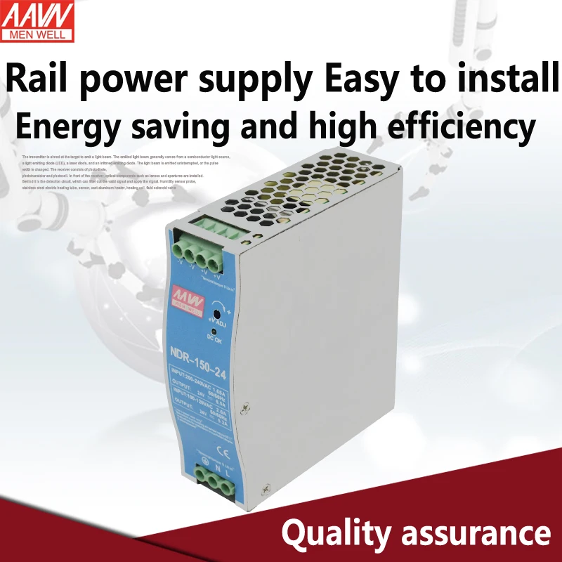 

NDR-150W 12 24V Rail power supply Easy to install
