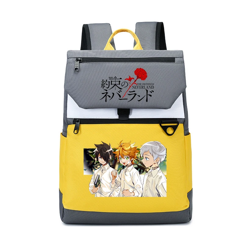 

Рюкзак «Обещанный Неверленд», школьные сумки с рисунком Эммы Нормана, сумка для книг для мальчиков, студенческие рюкзаки для девочек, детская дорожная сумка на плечо