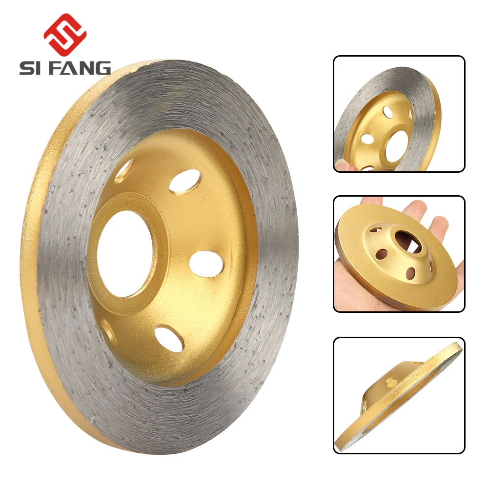 100Mm Kim Cương Đá Mài Đĩa Bát Hình Rổ Dáng Cốc Xay Bê Tông Đá Hoa Cương Đá Gốm Đĩa Cắt Dụng Cụ Điện