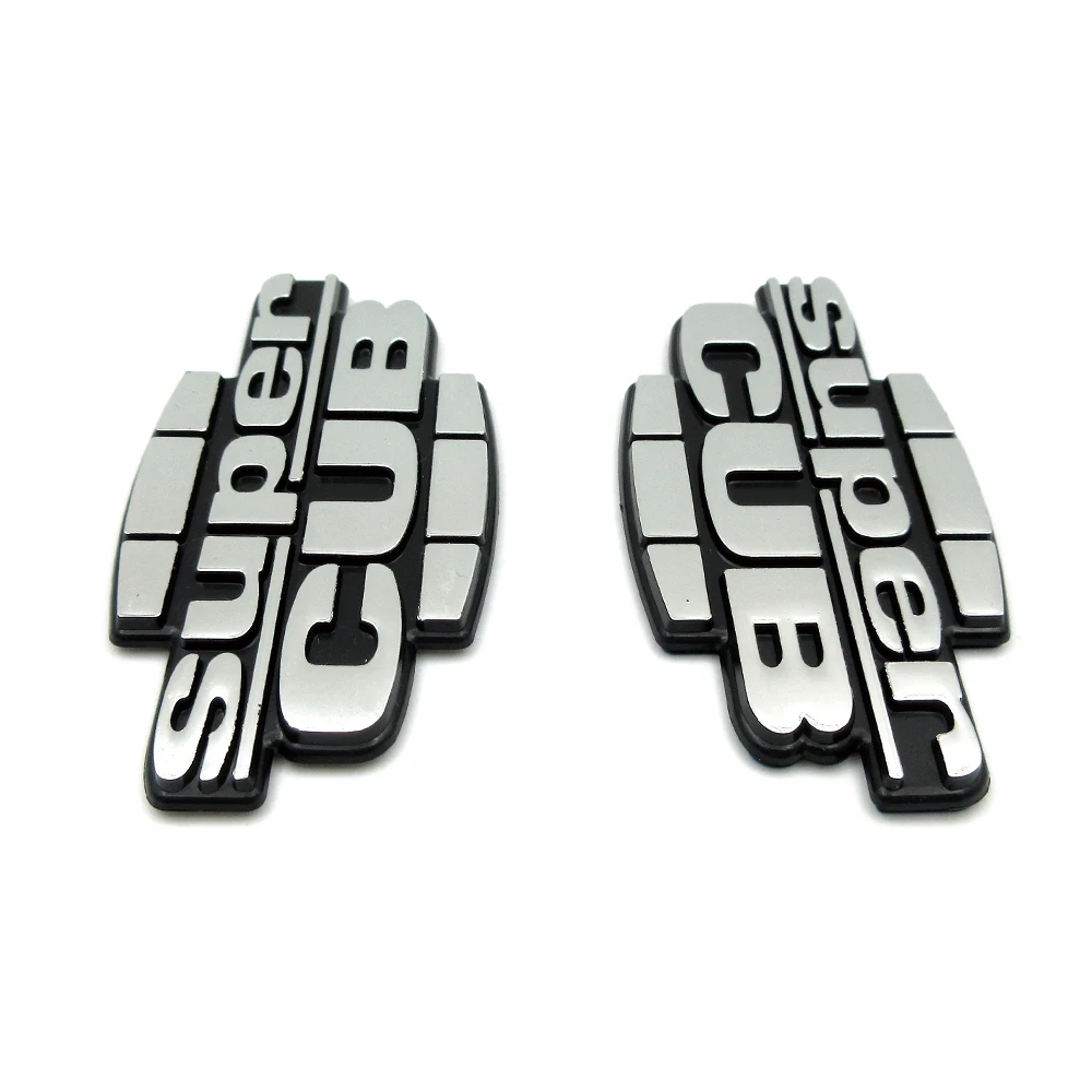 Motorcycle Fuel Gas Tank Supercub Emblem Badge Decoration Decal Sticker For Honda Super CUB C70 90 C125 High Quality ABS Plastic