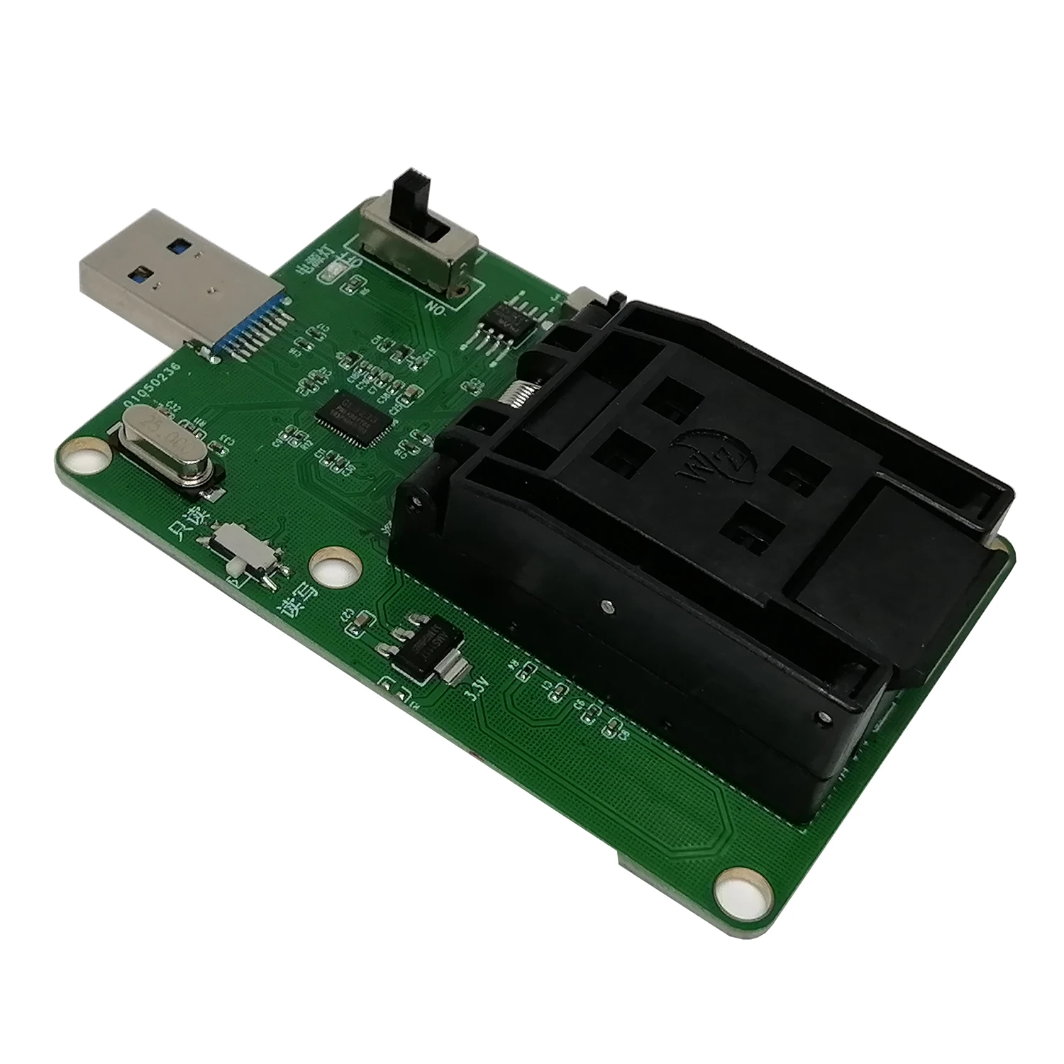 Emmc153/169 to USB3.0 Test Socket BGA169 Burning Socket Socket Font Library Read and Write Data Recovery