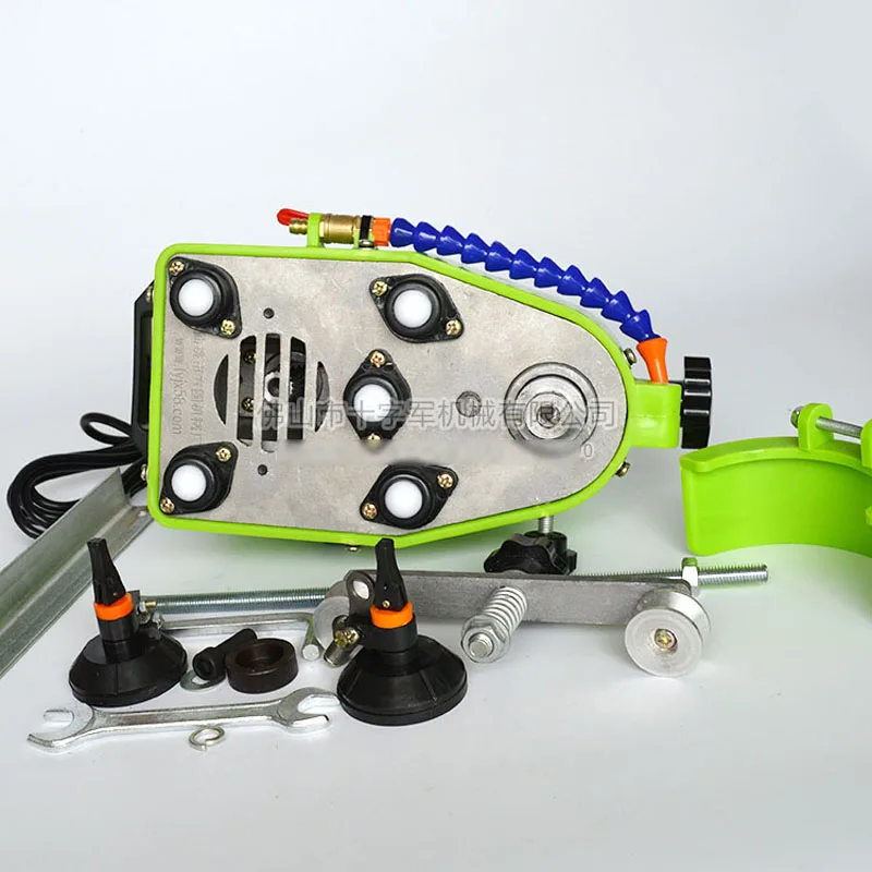 Small portable glass grinding machine can grinding glass straight edge, round edge,hypotenuse tile edging machine 800W