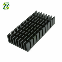 50x25x10mm Black Aluminum Radiator Motherboard Chip Heatsink