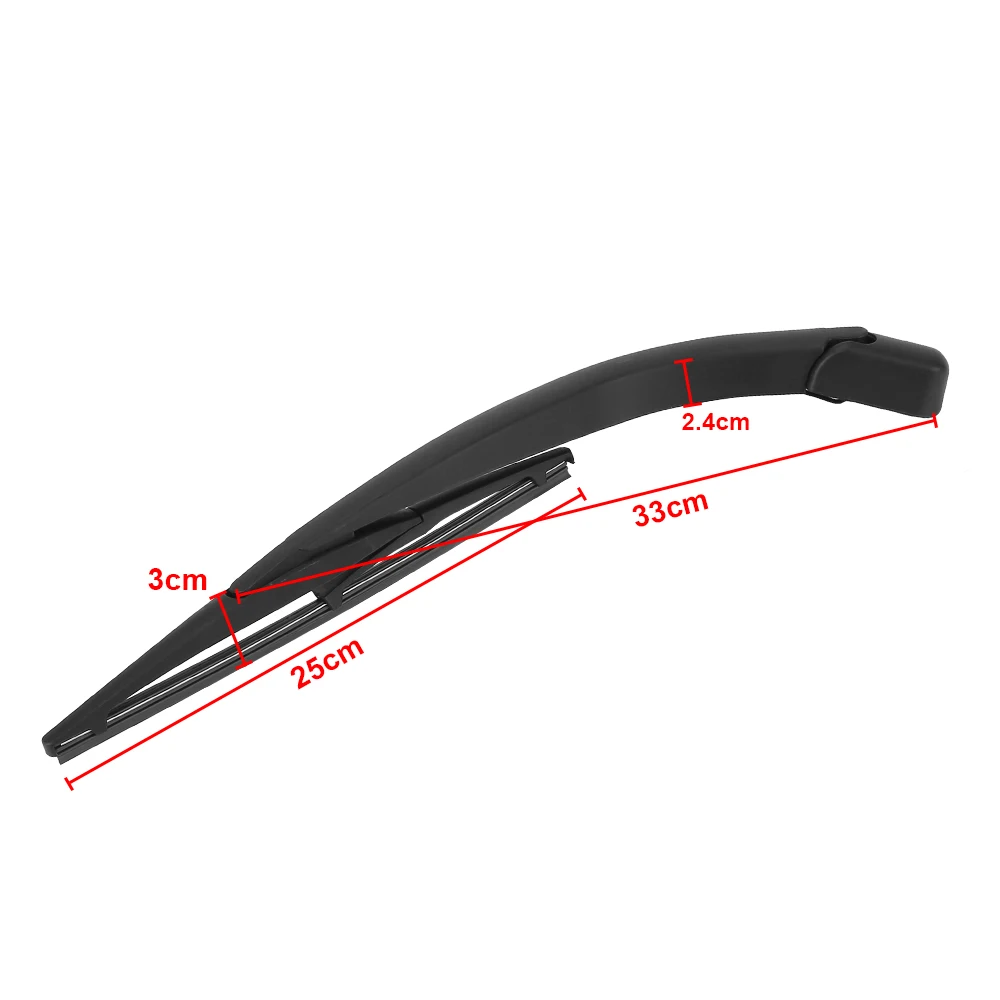 2Pcs Windshield Rear Window Blade Set for Suzuki Alto 2009 - 2014 Rear Wiper Blade and Arm Set Kit Car Wiper Blades