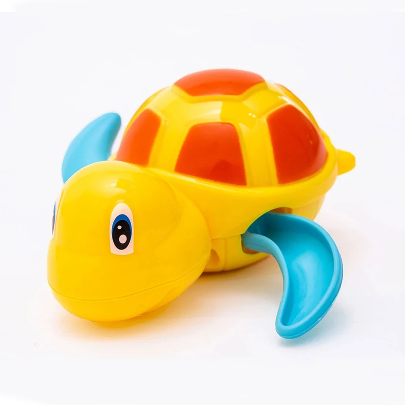 Juguetes de baño clásicos para bebés, cadena de reloj para niños, Tortuga, juguetes de agua para niños