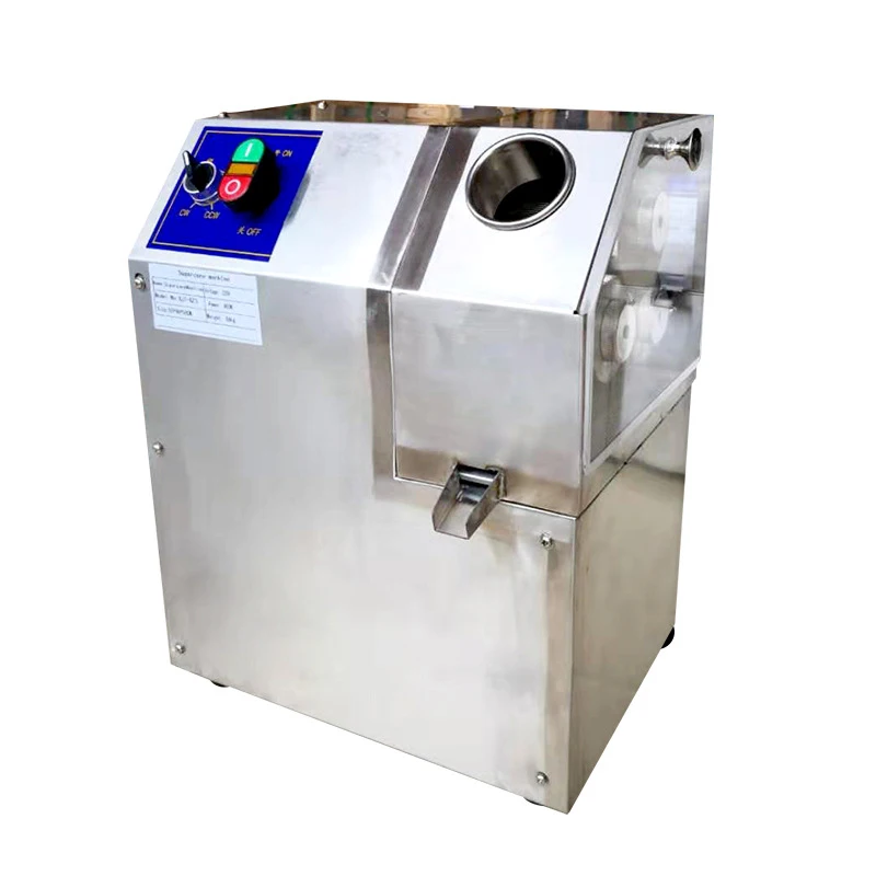 عصارة قصب السكر الأفقية التجارية XJT-GZ3 عصارة قصب السكر الكهربائية الكبيرة ثلاثية العصا لسطح المكتب 250 كجم/ساعة