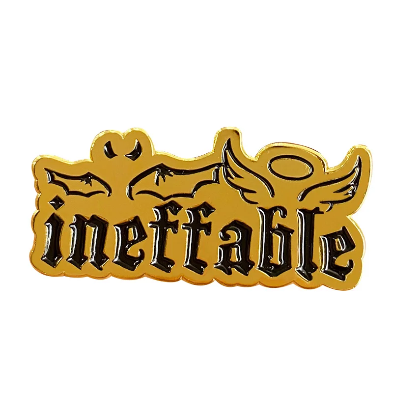 Ineffable husband wing angel demon Badge Good Omens fans flair addition