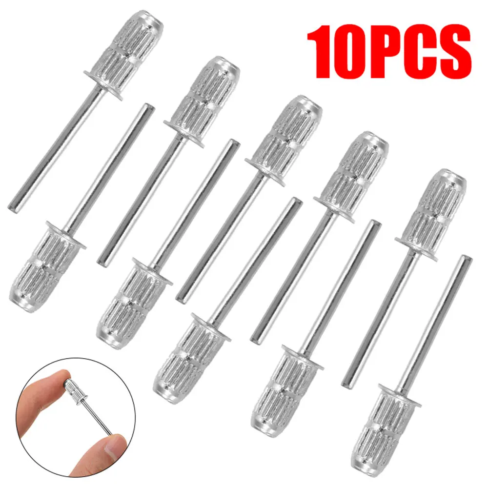 

10 шт. шлифовальный барабан для ногтей из сплава/резины, шлифовальный барабан, шлифовальная бумага, круглый набор, полировальные гвозди для резиновых барабанных шпинделей