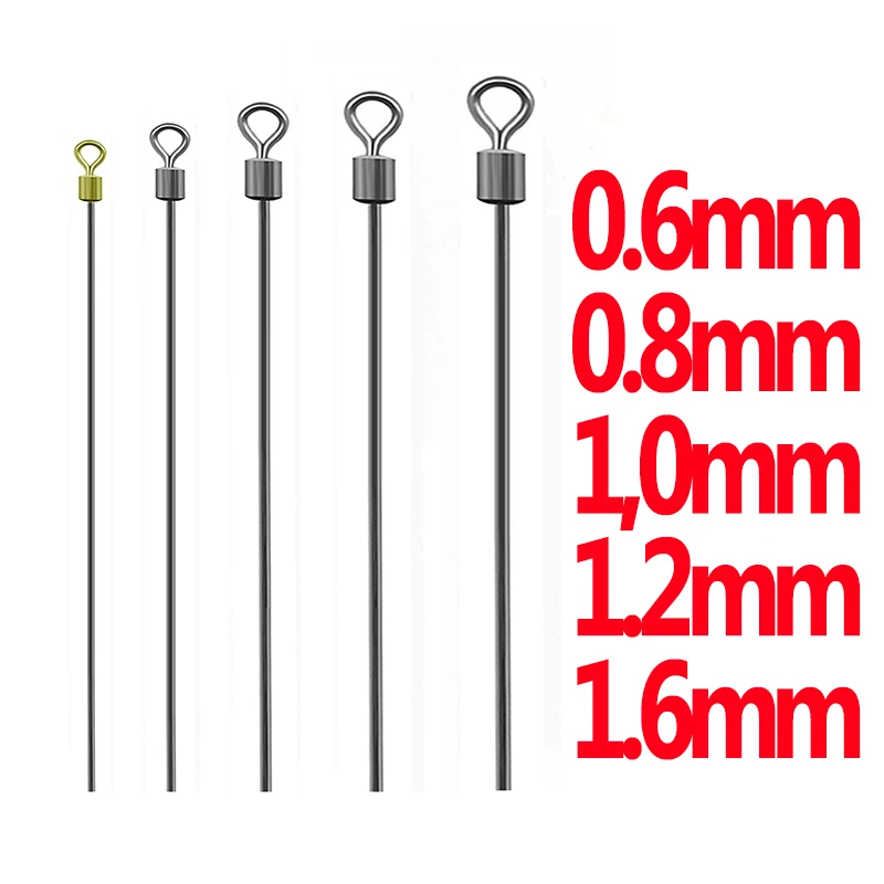 

20pcs Long Pole Fishing Swivel Ball Bearing Fishing Connector Stainless Steel Barrel Swivel For Carp Fishing Accessories Tackle