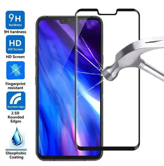 Vetro temperato per LG V40 ThinQ pellicola protettiva in vetro per telefono