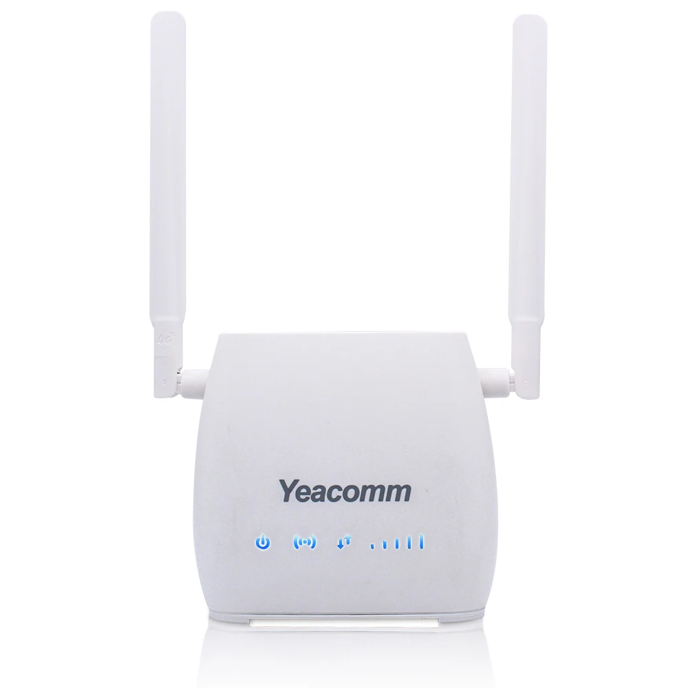 

Yeacomm S11 Voice VoLTE RJ11 RJ45 TDD FDD 3G 4G LTE CPE Router Modem 4g Wifi SIM Card Slot Mobile Wifi Router Wireless Coverage