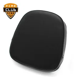 Black Motorcycle Universal Backrest Sissy Bar Cushion Pad For Harley For Kawasaki For Honda For Suzuki For Yamaka For BMW