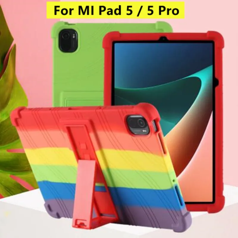 

Silicon Case For Xiaomi MiPad5 Pro Tablet stand Protective Case for MiPad 5 Pro 5G 11 Inch